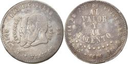 World Coins - Coin, Bolivia, 1/2 Melgarejo, 1865, , Silver, KM:145.2