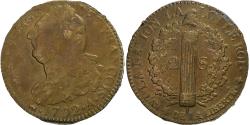 World Coins - France, Constitution, 2 Sols, 2 sols françois, 1792 / AN 4, Paris, Bronze