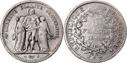 World Coins - Coin, France, Hercule, 5 Francs, 1849, Bordeaux, , Silver, KM:756.4