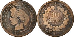 World Coins - Coin, France, Cérès, 10 Centimes, 1871, Bordeaux, , Bronze, KM:815.2