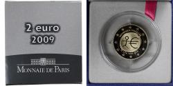 World Coins - France, 2 Euro, UEM, Proof, 2009, Monnaie de Paris, Bi-Metallic,