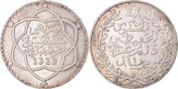 World Coins - Coin, Morocco, 'Abd al-Hafiz, Rial, 10 Dirhams, 1911, bi-Bariz, Paris
