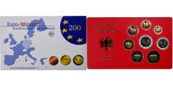 World Coins - Germany, 1 Cent to 2 Euro, 2003, Munich, Proof,
