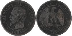 World Coins - Coin, France, Napoleon III, Napoléon III, 2 Centimes, 1853, Paris,