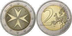 World Coins - Malta, 2 Euro, 2008, Paris, Bi-Metallic,