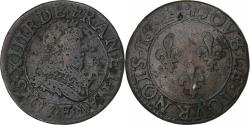 World Coins - France, Louis XIII, Double Tournois, 1632, Tours, Copper, , CGKL:440