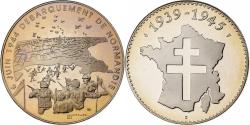 World Coins - France, Medal, 1939-1945, Débarquement de Normandie, Copper-nickel, J.Jimenez
