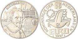 World Coins - Netherlands, 5 Euro, Pieter Cornelisz Hooft, 1997, , Copper-nickel