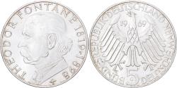 World Coins - Federal Republic of Germany, 5 Mark, 1969, Karlsruhe, Silver,