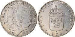 World Coins - Coin, Sweden, Carl XVI Gustaf, Krona, 1987, , Copper-nickel, KM:852a