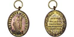World Coins - France, Medal, Constitution, Action de la Loi, Tribunal de Première Instance