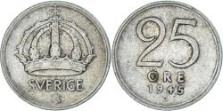 World Coins - Coin, Sweden, 25 Öre, 1945