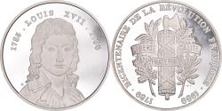 World Coins - France, Medal, Bicentenaire de la Révolution Française - Louis XVII, 1989