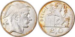 World Coins - Belgium, 20 Francs, 1949, Brussels, Silver,