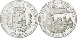 World Coins - France, Medal, Le Débarquement en Provence, History, , Silver
