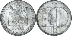 World Coins - Czechoslovakia, 10 Haleru, 1982