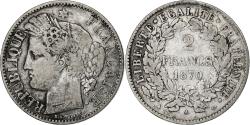 World Coins - France, 2 Francs, Cérès, 1870, Paris, Silver, , Gadoury:530, KM:817.1