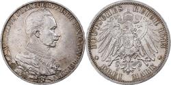 World Coins - German States, PRUSSIA, Wilhelm II, 3 Mark, 1913, Berlin, Silver,