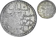 World Coins - Turkey, Mustafa III, 2 Zolota, 1764 (1171//8), Islambul, , Billon