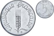 World Coins - France, Épi, 5 Centimes, 1961, Paris, , Stainless Steel, KM:927