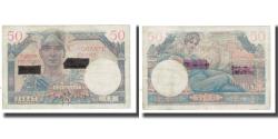 World Coins - France, 50 Francs, 1947, 1947, FAUSSE SURCHARGE, VF(20-25), Fayette:VF 31.1