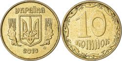 World Coins - Coin, Ukraine, 10 Kopiyok, 2010, , Aluminum-Bronze, KM:1.1b