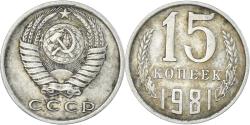 World Coins - Coin, Russia, 15 Kopeks, 1981