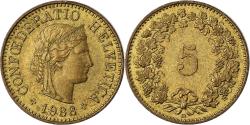 World Coins - Coin, Switzerland, 5 Rappen, 1988