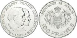 World Coins - Coin, Monaco, Rainier III & Albert, 100 Francs, 1982, Monaco, , Silver