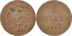 World Coins - Coin, German States, FRANKFURT AM MAIN, Heller, 1855, , Copper, KM:351