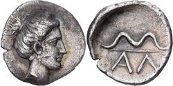 Ancient Coins - Arkadia, Obol, ca. 390-370 BC, Alea, Pedigree, Silver, , HGC:5-808