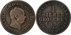 World Coins - German States, PRUSSIA, Friedrich Wilhelm IV, Groschen, 1857, Berlin, Silver