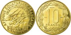World Coins - Coin, Cameroon, 10 Francs, 1958, Paris, , Aluminum-Bronze, Lecompte:28