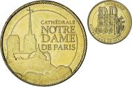 World Coins - France, Token, Touristic token, Paris - Cathédrale Notre Dame de Paris, Arts &