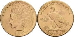 Us Coins - United States, 10 Dollars, Indian Head, 1914, Denver, Gold, , KM:130