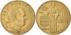 World Coins - Coin, Monaco, Rainier III, 50 Centimes, 1962, , Aluminum-Bronze