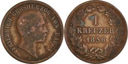 World Coins - Coin, German States, BADEN, Friedrich I, Kreuzer, 1856, Baden, , Copper