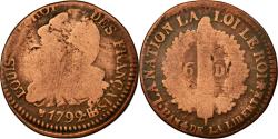World Coins - Coin, France, 6 deniers français, 6 Deniers, 1792, Strasbourg,
