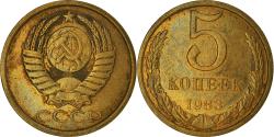 World Coins - Coin, Russia, 5 Kopeks, 1983, Saint-Petersburg, , Aluminum-Bronze
