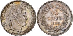 World Coins - Coin, France, Louis-Philippe, 50 Centimes, 1848, Paris, , Silver