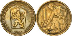 World Coins - Coin, Czechoslovakia, Koruna, 1967, , Aluminum-Bronze, KM:50