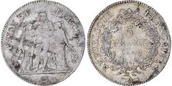 World Coins - Coin, France, Union et Force, 5 Francs, An 6/5, Paris, , Silver
