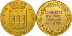 World Coins - France, Medal, Commandos d'Afrique, Ville de Giromagny, 1991, , Bronze
