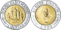 World Coins - Coin, San Marino, 500 Lire, 1984, Rome, , Bi-Metallic, KM:167