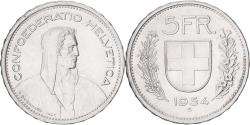 World Coins - Coin, Switzerland, 5 Francs, 1954, Bern, , Silver, KM:40