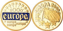 World Coins - France, Medal, Europe, Europa, Politics, 2000, , Copper Gilt