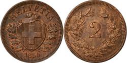 World Coins - Coin, Switzerland, 2 Rappen, 1850, , Bronze, KM:4.1