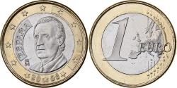 World Coins - Spain, 1 Euro, 2008, Madrid, Bi-Metallic,
