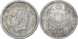 World Coins - Coin, Monaco, 1 Franc, Undated (1943), , Aluminum, Gadoury:MC131