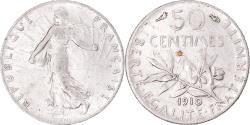 World Coins - Coin, France, Semeuse, 50 Centimes, 1910, Paris, , Silver, KM:854